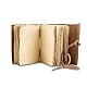 Urban Leather Lebensbaum Herz Print Vintage Leder Tagebuch mit Schlüssel Notizbuch mit Altem, Unliniertem Büttenrand und Handgefertigten Seiten, Geschenk für Männer und Frauen