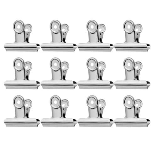 Baluue 12 clips metálicos para extensión de uñas miniatura 1
