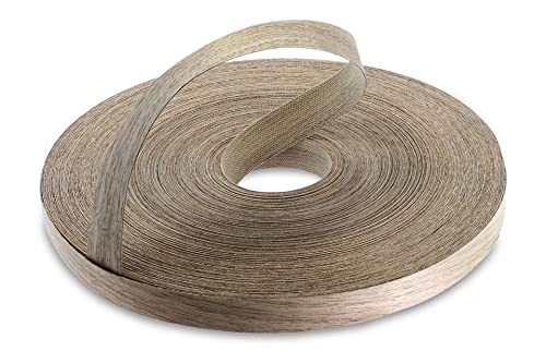 22 mm Echte Walnuss Vorgeklebtes Furnier-Randband - 50m Rolle für die Industrie Gehobene Qualität - Eisen-On Holz für Einfache DIY-Anwendung