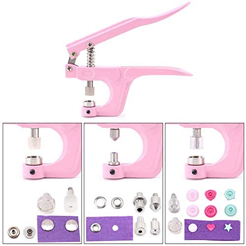 DemiawakingUK 50pz T5 Bottoni a Pressione in Plastica Bottoni Automatici Fai da Te per Vestiti del Bambino Pannolini Bavaglini Artigianato Fai Fa Te (Bianco