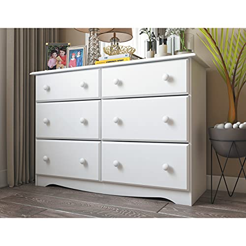 Palace Imports 100% Solid Wood Dresser, Java. Requires Assembly #TOP1