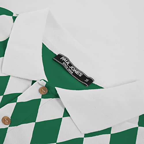 PJ PAUL JONES Mens Polo Shirt Short Sleeve Performance Golf Polo Shirts Daily CasualWear3