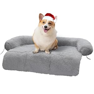 Small Dog Bed, Dog Bed Couch Cover, Washable Calming Dog Bed, Dog Beds for Small Dogs,Perfect for Small, Medium and Large Dogs and Cats