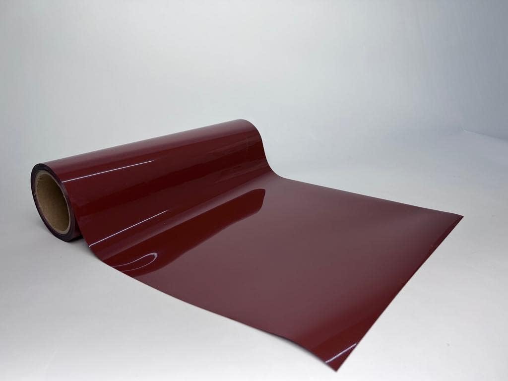 Iron On Heat Transfer Vinyl Rolls 15" x 1YD up to 27 Yards Full Roll Ready for Cutters (10 Yards, Brown)