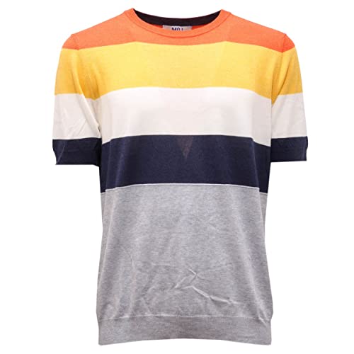 T-shirt homme multicolore en coton 2923AH idéal pour vos terrasses d'été