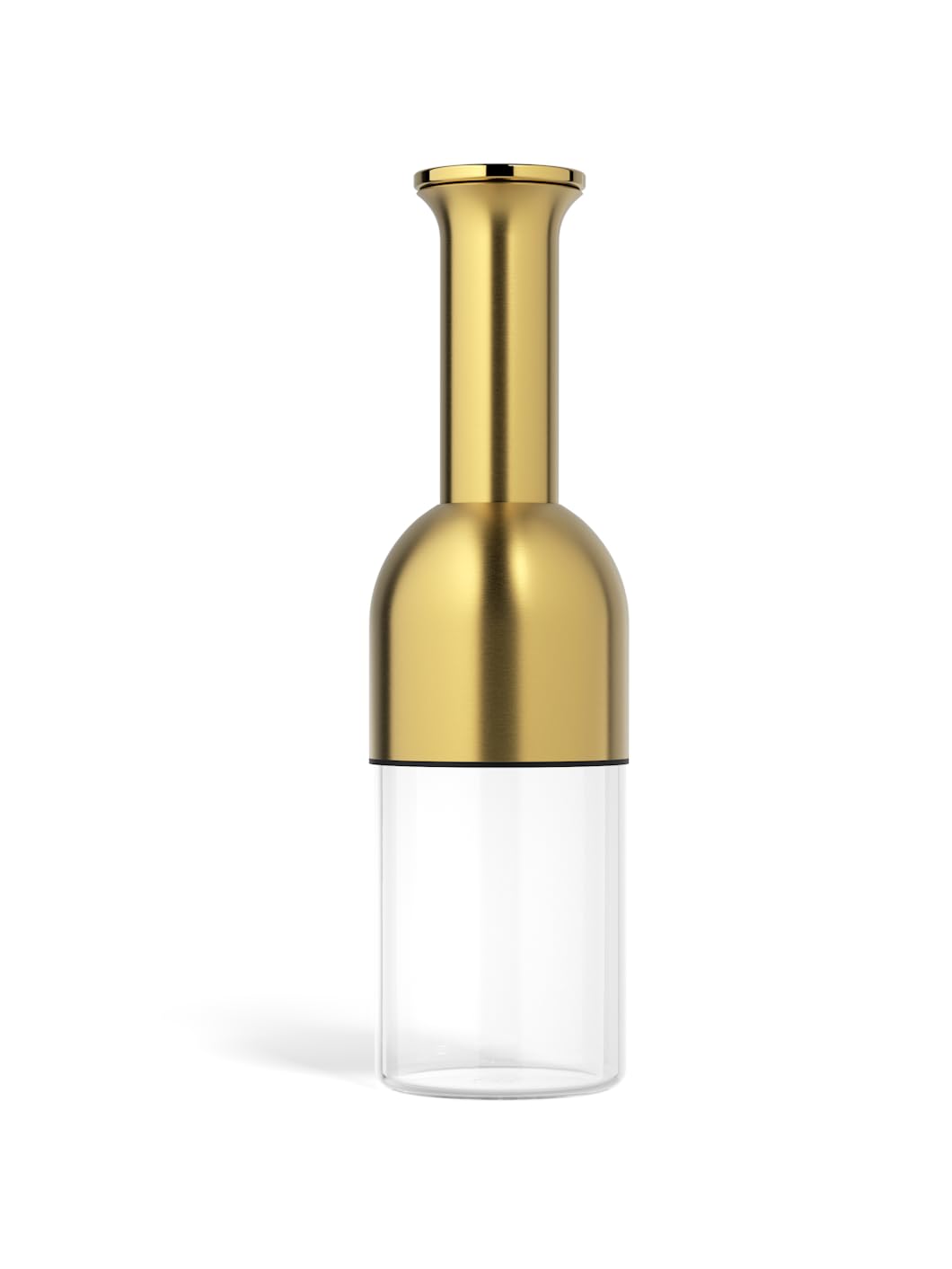 ETO Wine Decanter in Brass: Satin Finish