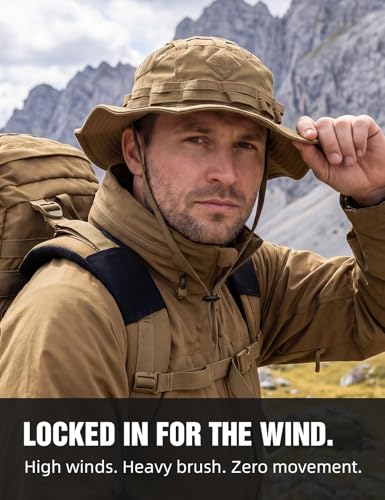 Image of IDOGEAR SPORTS Tactical Boonie Hat for Men Women Brim Sun Hat for Outdoor Activities Like Fishing, Hiking, Hunting & Camping