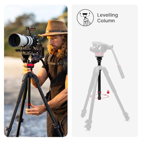 Image of Manfrotto Video kit, Head 500 Series (Head 502+ Alu Tripod 055 Levelling)