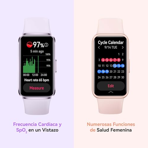 Miniatura 6 de HUAWEI Band 10 Smartwatch, Monitorización de Actividad Física con IA, Rosa