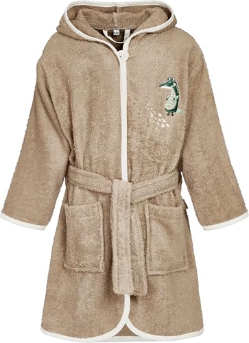 Playshoes Morgenmantel Bademantel f&uuml;r Kinder, unisex, Wildtiere, 98-104
