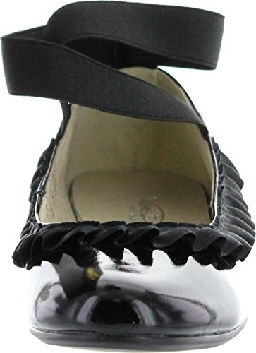 Girls 55-Cony Dress Flats with Elastic Strap3