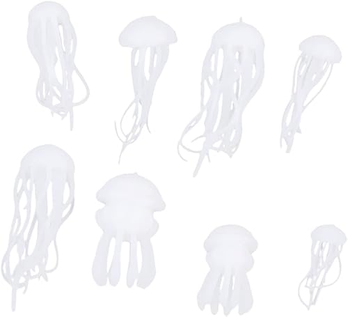 Miniatura 2 de EXCEART 32 piezas de joyería de cristal Moisennette joyería resina moldes silicona pescado resina posavasos moldes resina resina material de relleno