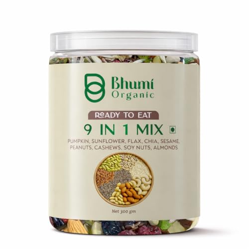 Bhumi Organic Store Bhumi Organic 9 in 1 Snack Mix 300g - Image 2
