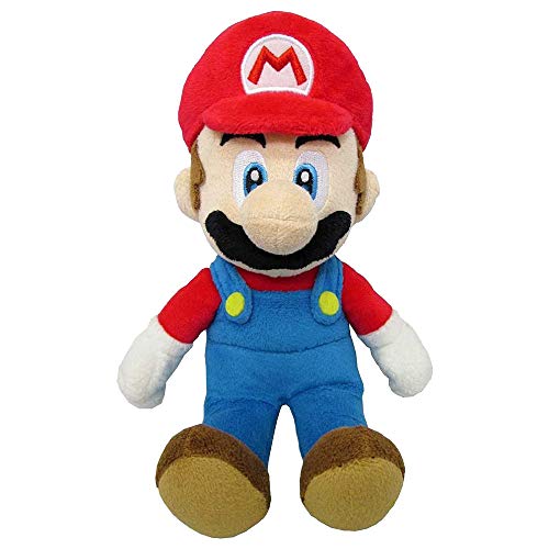 SUPER MARIO AC01 Mario Sanei - Peluche con Licencia Oficial, Multicolor