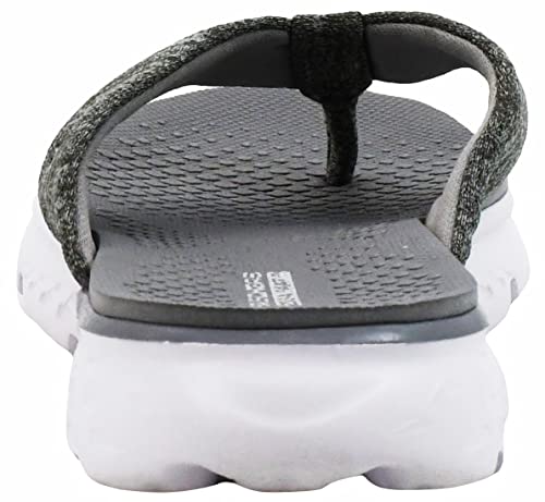 Skechers Skechers Women's On The Go 400 Vivacity Thong Sandal Grey/White 7