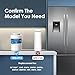 Waterdrop WD-F13 Replacement for GE® MWF®, SmartWater® MWFP, MWFINT, MWFA, GWF, HDX FMG-1, Kenmore® 9991, GSE25GSHECSS, WFC1201 Water Filter, 3 Pack