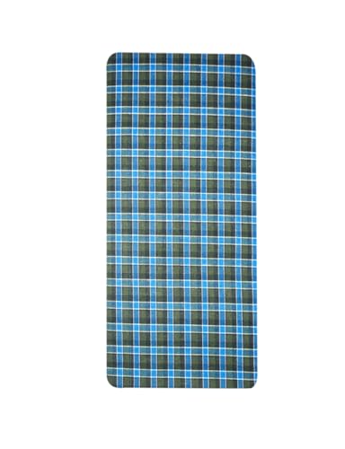 Image of BlueLeaf Men's Cotton Multi Color Lungis (Set of 3)