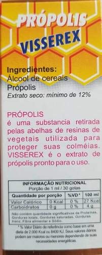 Extrato De Própolis - Visserex 30ml