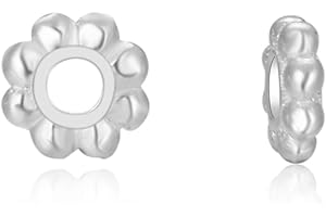 20PCS Adabele Sterling Silver Daisy Charms for Jewelry Making