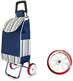 EXCELENTE PARA VARIOS USOS: la bolsa con carrito de compras está hecha de tela Oxford duradera, es desmontable y lavable; se puede usar para transportar cualquier cosa, desde ropa y comestibles hasta equipo de campamento y herramientas de jardinería; también se puede usar para transportar o almacenar archivos de oficina, botellas de agua, equipo deportivo, artículos de playa y utensilios de cocina.