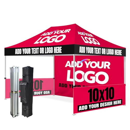 Custom Canopy Tent 10x15 with Logo, Personalized Pop Up...