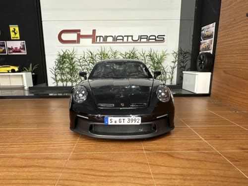 Maisto Porsche 911 GT3 2022 a escala 1:18 negro miniatura 6