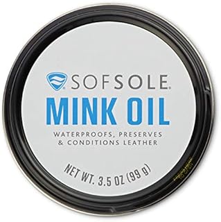 Sof Sole Mink Oil for Conditioning and Waterproofing Leather, 3.5-Ounce, Limited Edition