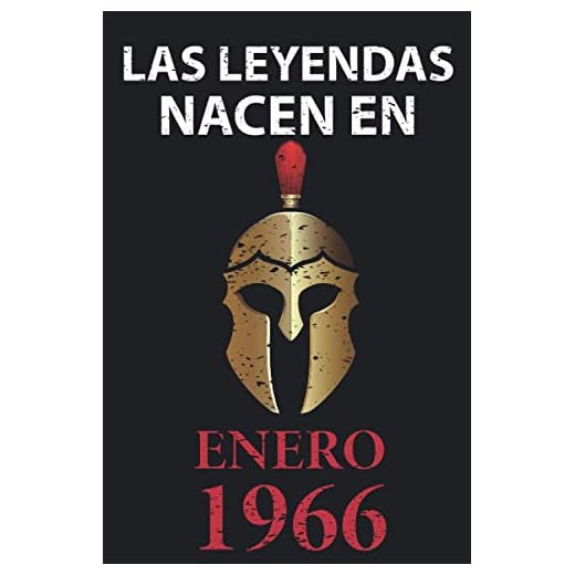Las leyendas nacen en enero 1966: Regalo de cumpleaños perfecto para hombre y mujer de 55 años I Cita positiva , humor I Cuaderno , diario , libro de ... I Idea original para el 55 cumpleaños