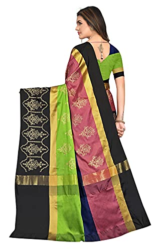 Image of OM SAI LATEST CREATION Soft Cotton & Silk Saree For Women Banarasi Saree Under 399 2021 Beautiful For Women saree