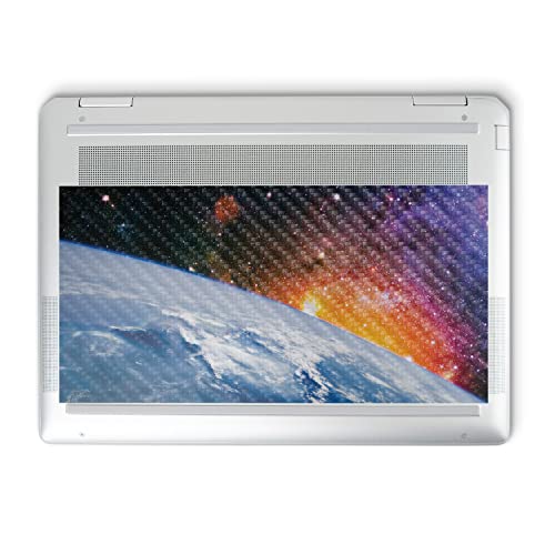 Image of MightySkins Carbon Fiber Skin Compatible with HP Spectre x360 14 inch (2022) Full Wrap Kit - Global Sunrise | Protective Durable Textured Carbon Fiber Finish | Easy to Apply | Made in The USA