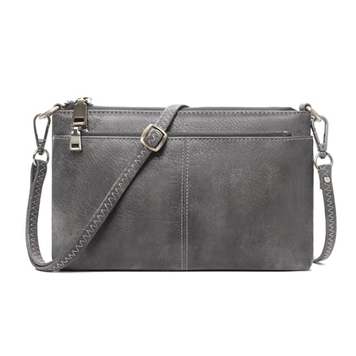 Image of SENDEFN PU Leather Crossbody Bag for Women Small Clutch Purses Crossbody Shoulder Handbag Wallet Purses RIFD Card Slots
