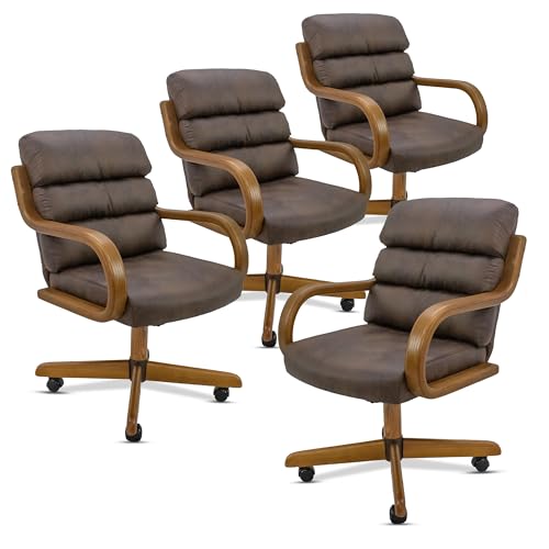Chromcraft Douglas Upholstered Dining Chairs Set of 4