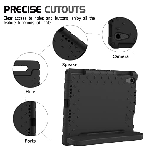 Avawo Kids Case For Ipad Mini 6 ( 2021 ,8.3 Inch ), Ipad Mini 6Th Generation Case For Kids, Shockproof Lightweight Handle Stand Case For New Ipad Mini 6Th Generation 8.3 Inch 2021, Black #TOP5