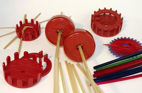 Strohsterne wie Schneekristalle Bastelset Strohstern-Nostalgie, ohne...