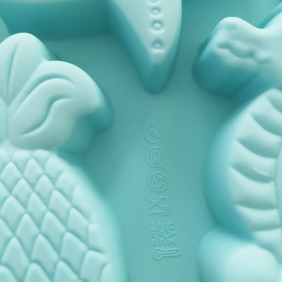 Sea Animal Silicone Molds - Dolphin, Conch, Starfish Soap & Candle Making Molds For DIY Crafts