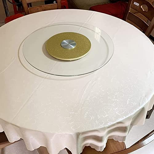 Plateau tournant pour table à manger en verre trempé avec roulement - 3