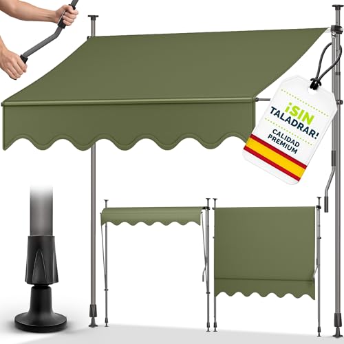 Tillvex Toldo con manivela para balcón