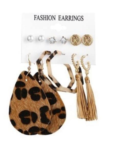 Image of ANNACREATIONS Stylish combo of pearl stud hoop earrings set for Women Girls