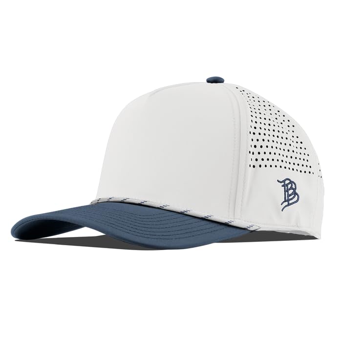 Image of Branded Bills Bare Curved 5 Panel Rope Hat for Men, Adjustable Snapback Golf Baseball Cap No Patch