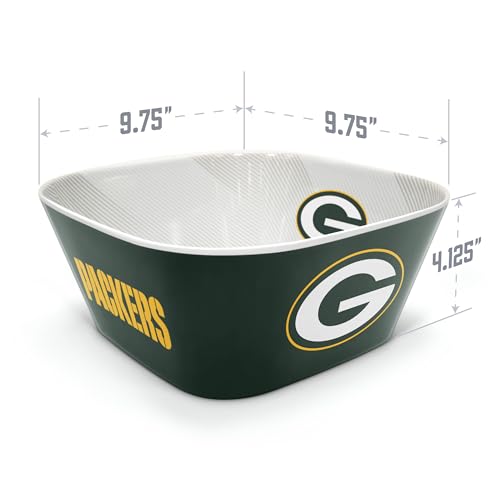 Image of YouTheFan NFL Green Bay Packers Large Party Bowl