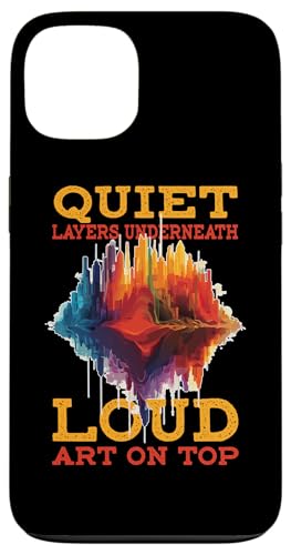 QUIET LAYERS UNDERNEATH LOUD ART ON TOP �X�}�z�P�[�X iPhone 13 �p