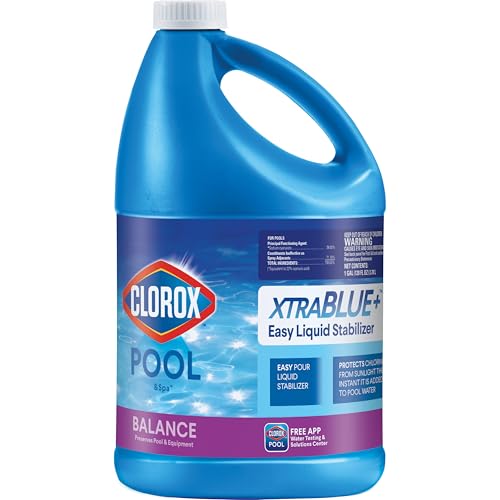 Clorox Pool & Spa XtraBlue Plus Easy Liquid Stabilizer Pool Water Balancer for Swimming Pools