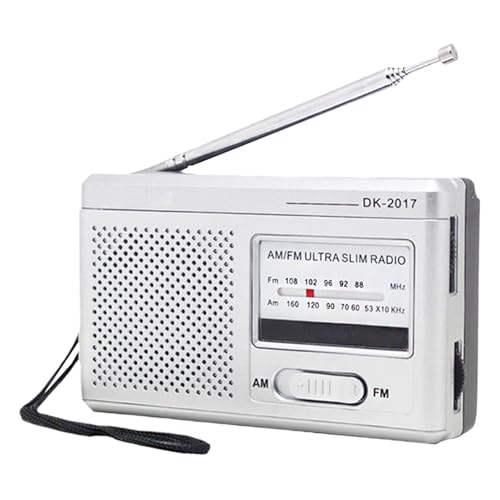 Radio AM/FM portable rétro idéale pour le camping et la randonnée en plein air