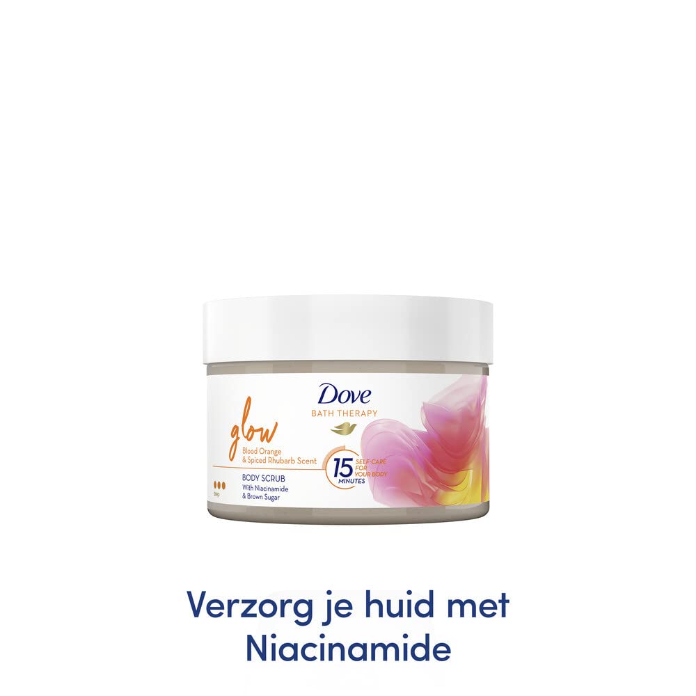 Dove Bath Therapy Glow Bodyscrub, dla promiennej skóry o zdrowym blasku, 295 ml