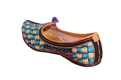 Men's Ethnic Embroidery Jutis and Mojaris for Fashion|Outdoor|Occasions|Wedding|Party|Festive|Evening|Shoes with Comfort Insole DXYM-7918