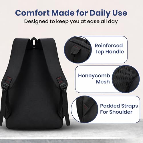 Image of Laptop Backpack with USB Charging Port for 15.6 inch Laptop, Camera, Business, Work, Students for Men & Women