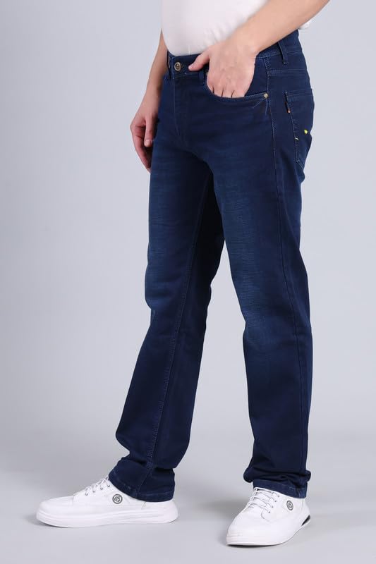 Image of LARA Men's Regular Fit Denim Jeans | Durable Fabric | 2534