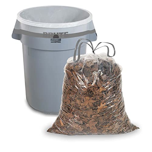 Ultrasac 39 Gallon Clear Drawstring Bags