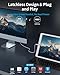[Apple MFi Certified] Lightning to HDMI Adapter for iPhone,Digital AV Audio Dongle,2K Sync Screen Connector Cable 6.6ft HDTV Converter Cord for iPhone,iPad to TV/Projector/Monitor No Need Power