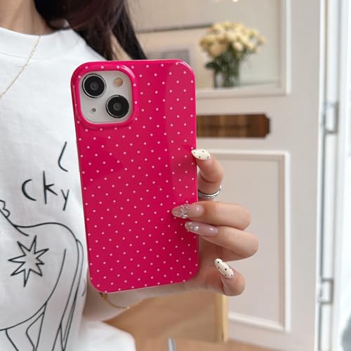 Coque iPhone 17 Pro Max rose à pois, le style rétro chic - 7